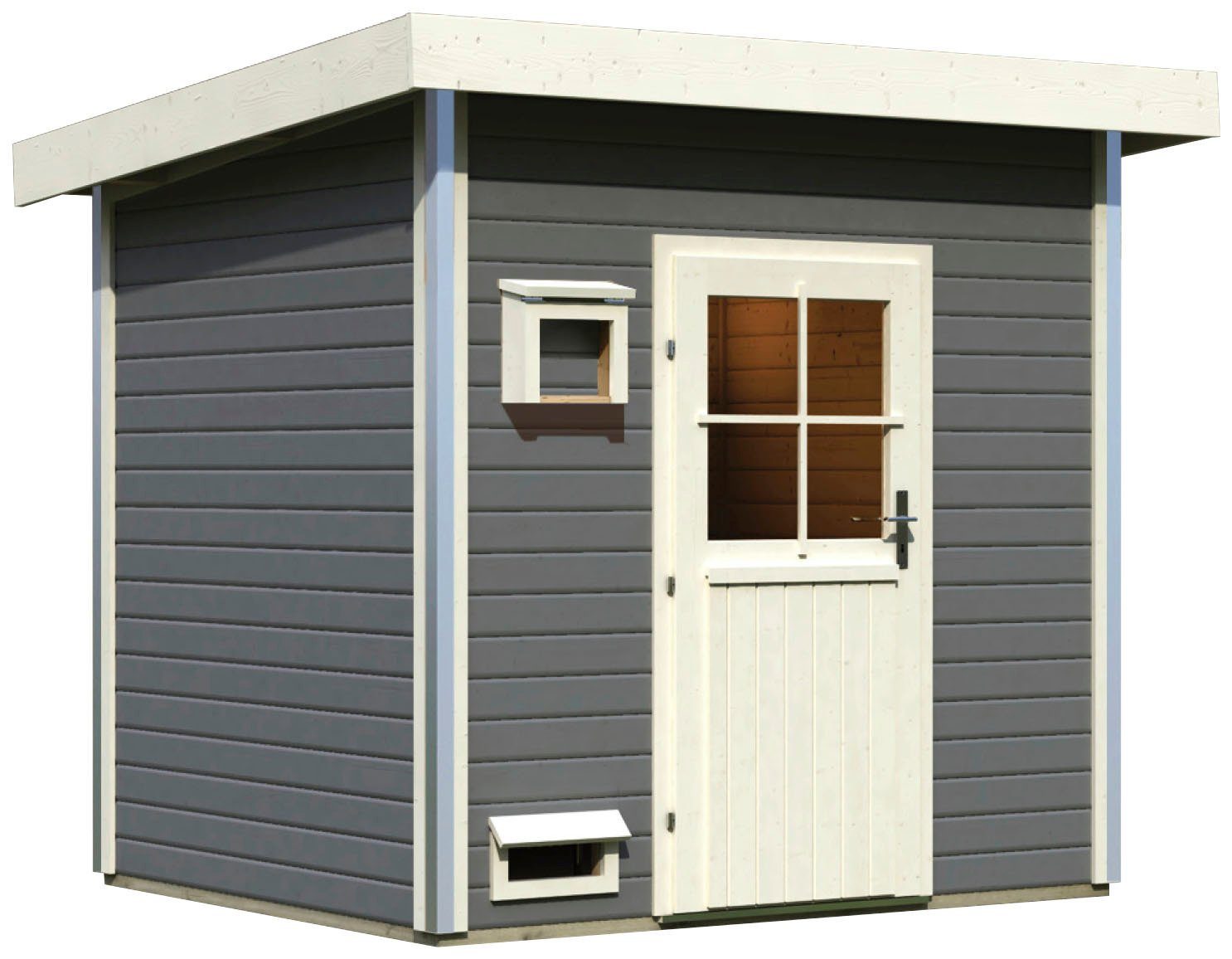 Karibu Saunahaus Ralf, BxTxH: 231 x 196 x 238 cm, 38 mm, klassiche Tür