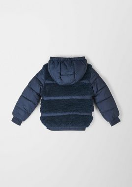 s.Oliver Outdoorjacke Steppjacke mit Teddy-Plüsch