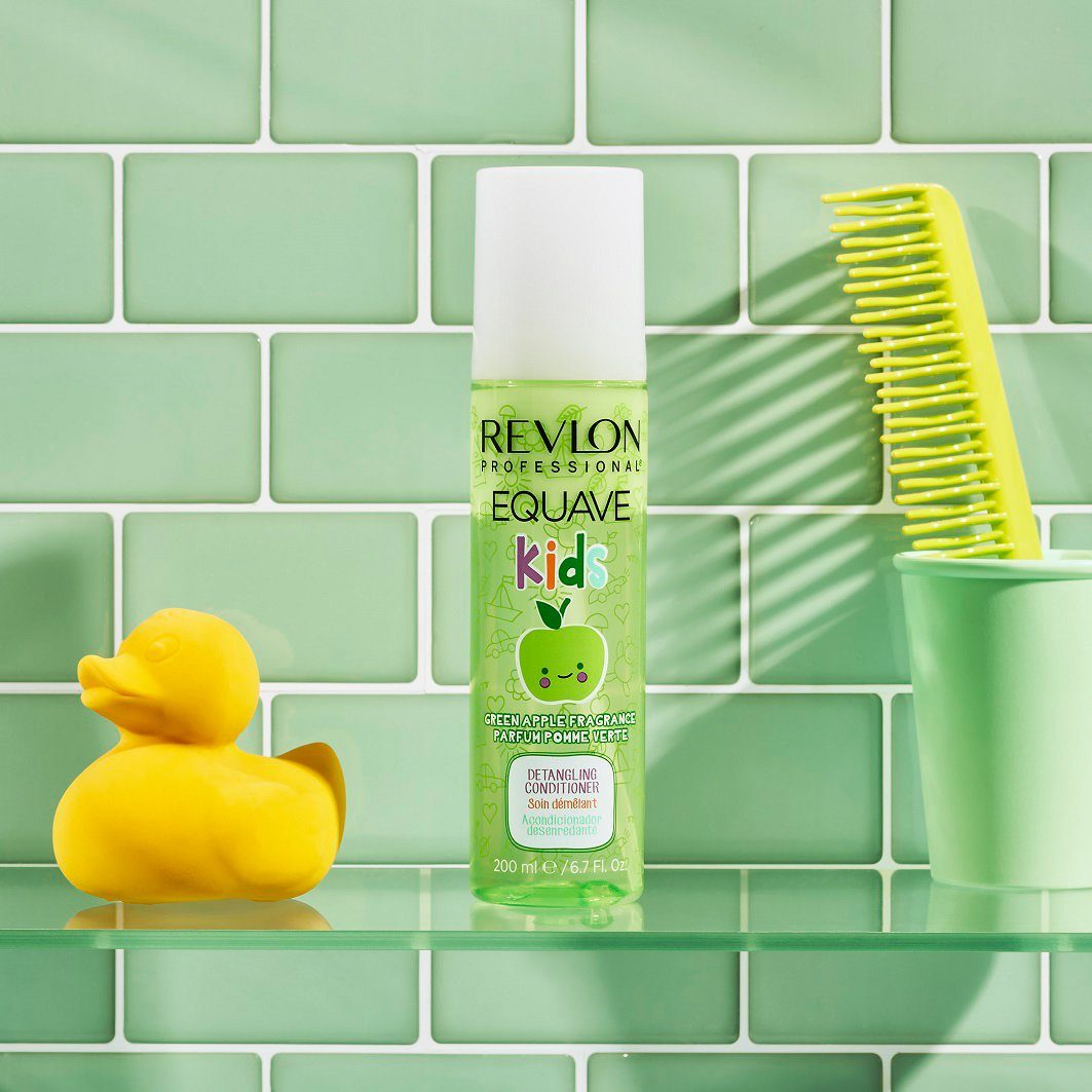 REVLON PROFESSIONAL Haarspülung EQUAVE KIDS DETANGLING CONDITIONER, Köstlicher Duft, frei von Parabenen, Farbstoffen und Allergenen.