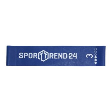 Sporttrend 24 Gymnastikbänder Mini Band blau 0,7mm / medium, Trainingsband