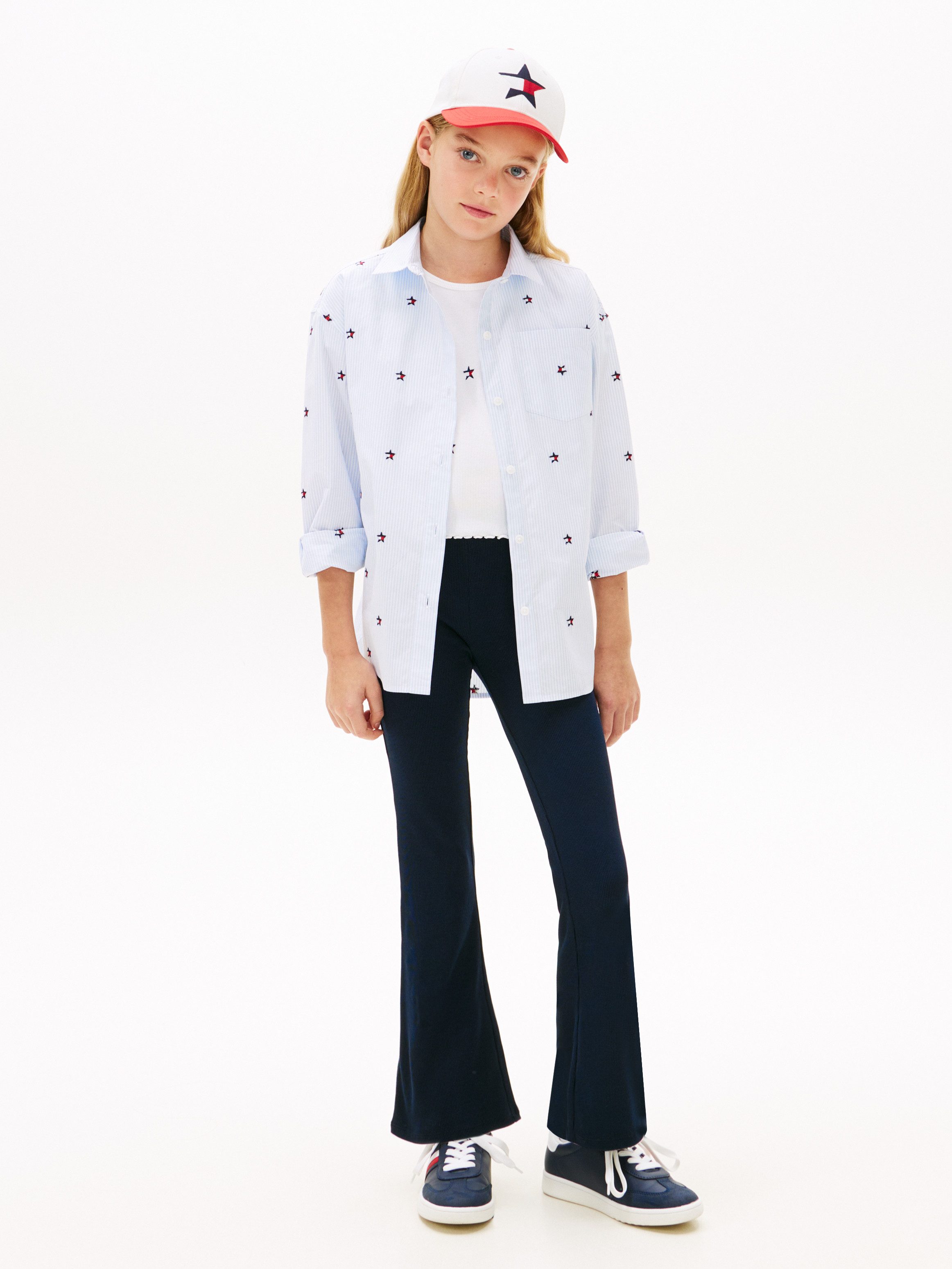 Tommy Hilfiger Leggings RIB FLARE Kinder bis 16 Jahre, Stretch