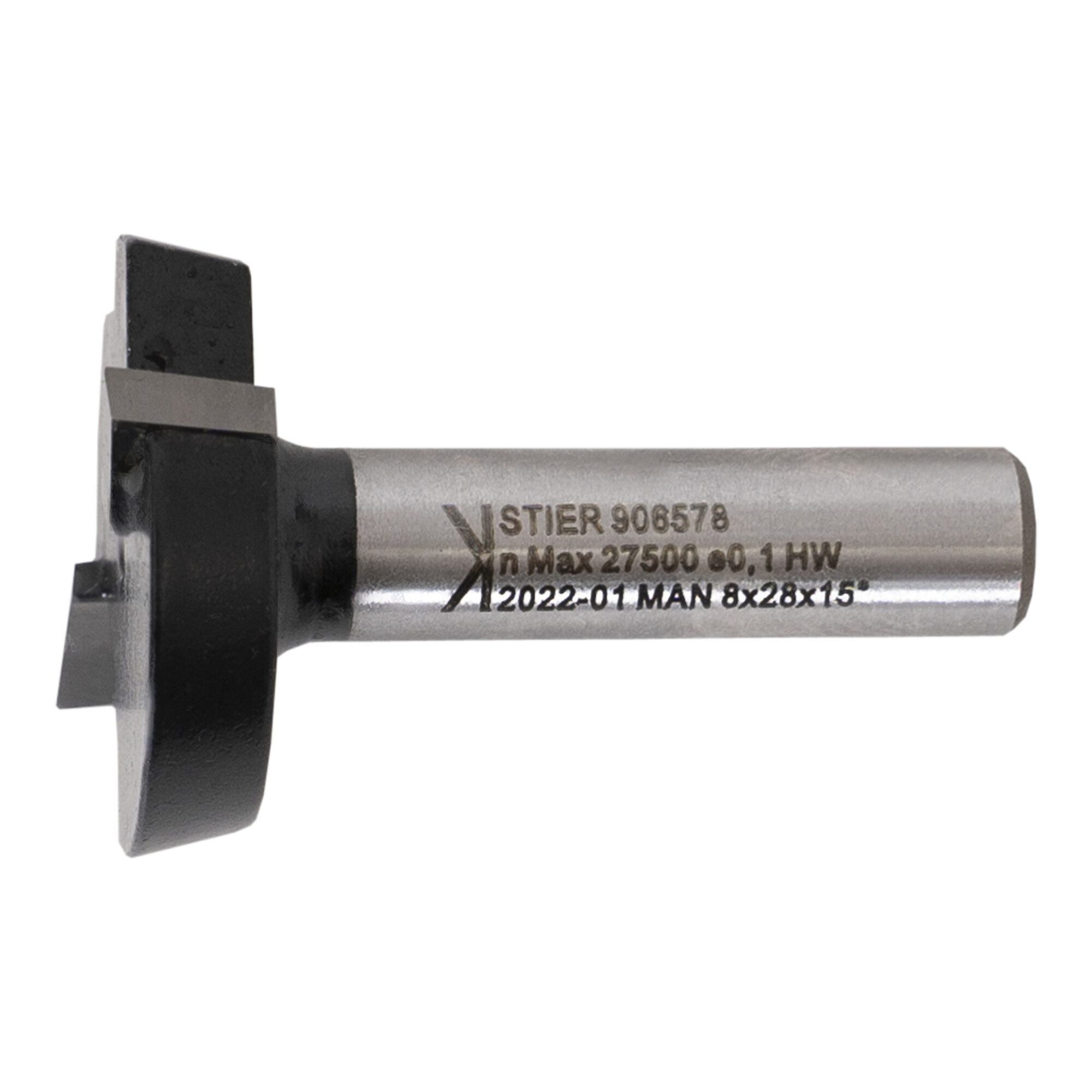 Stier Abrundfräser STIER Planfräser HW 8 mm Durchmesser 28 mm NL 7,5 mm 5 Grad