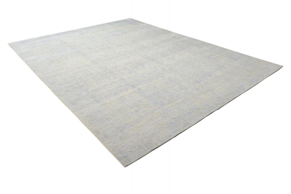 rechteckig, Nain Moderner Designteppich, 10 Handgeknüpfter Sadraa mm / Trading, 274x369 Orientteppich Orientteppich Höhe: