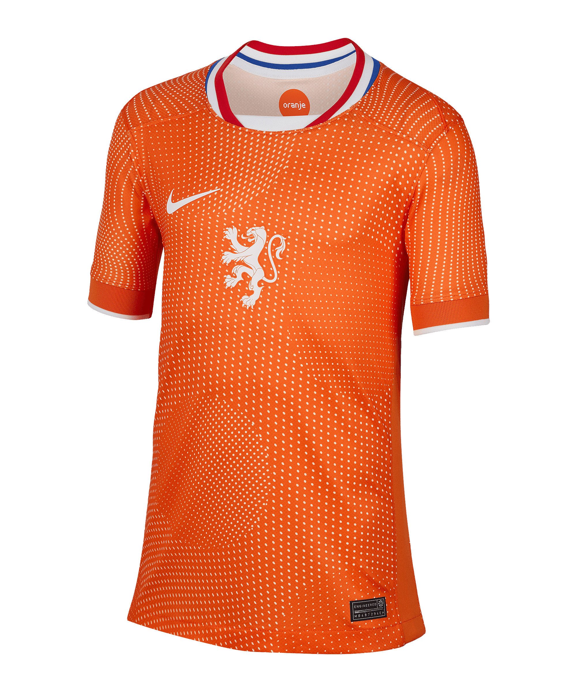 Nike Fußballtrikot Nike Performance Niederlande Trikot Home 2025 Kids Teamsport