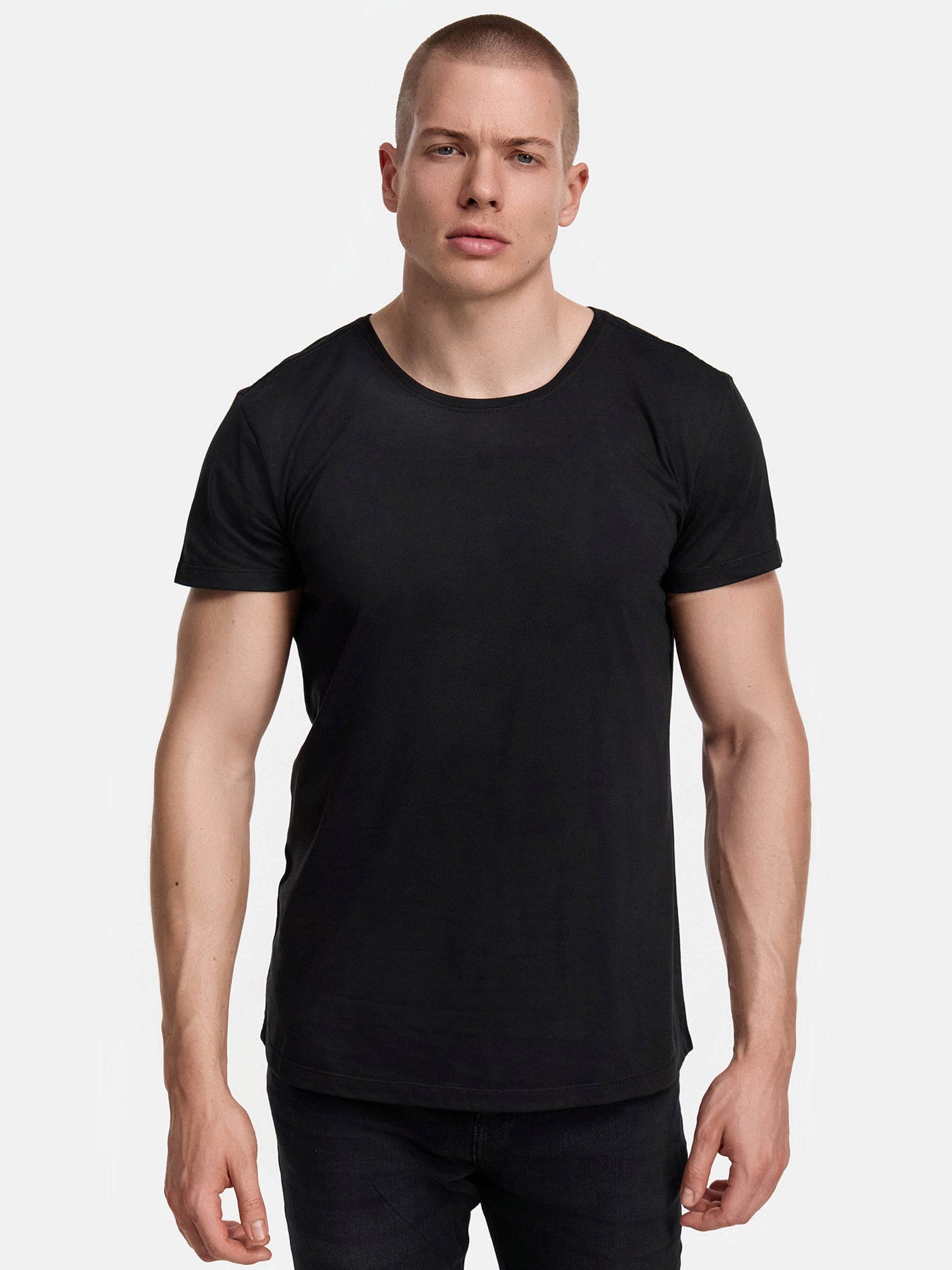 Tazzio T-Shirt E106 (Packung, 7-tlg., 7er-Pack) Herren Basic Rundhalsshirt