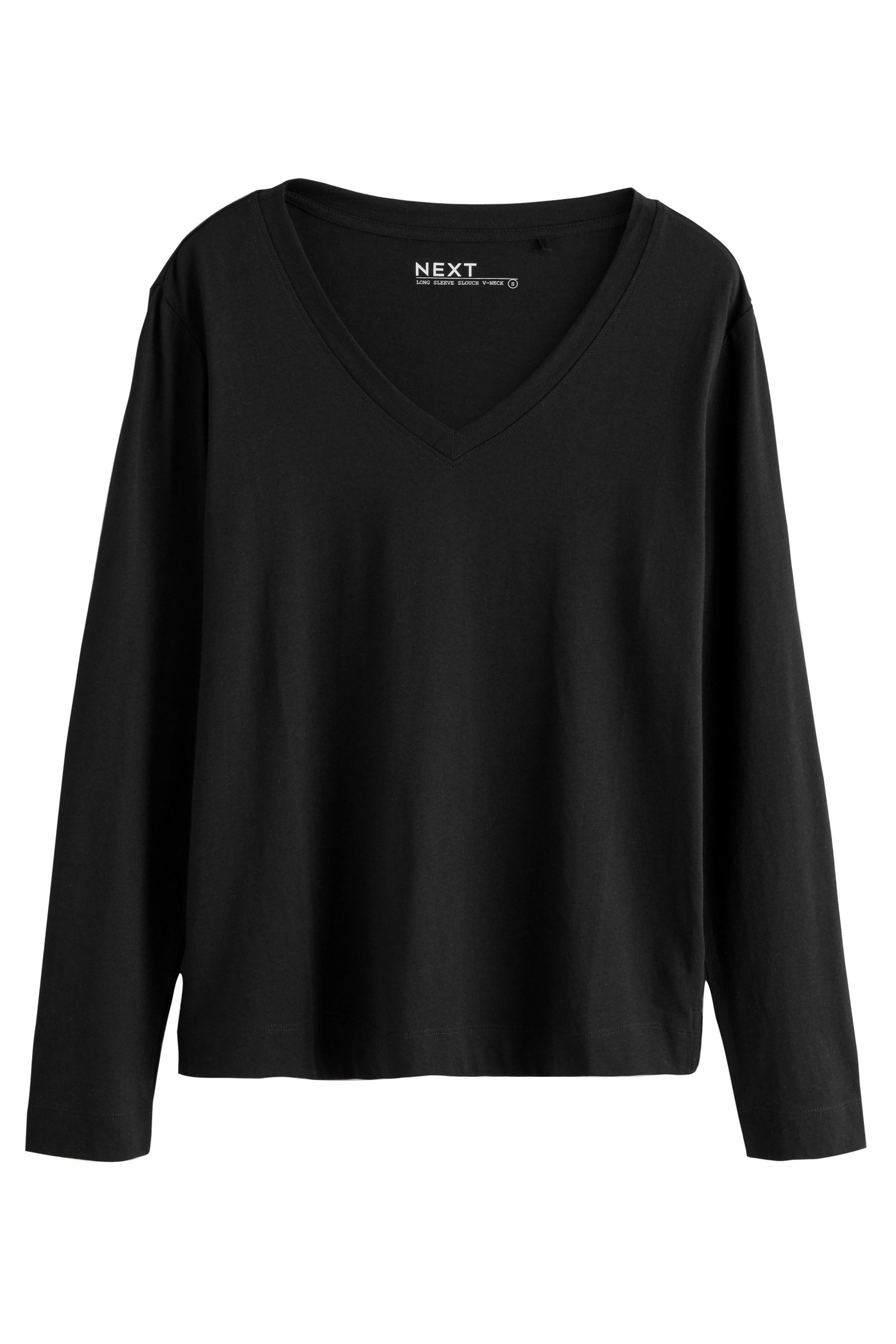 Next T-Shirt Legeres Langarmshirt aus Baumwoll-Modal-Gemisch günstig online kaufen