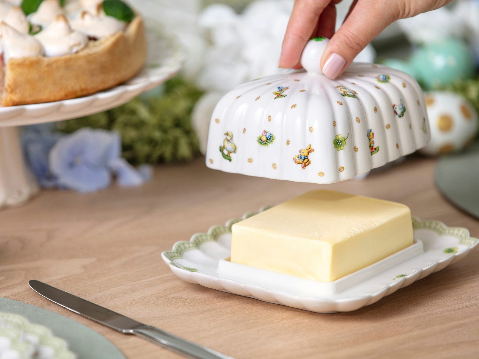 Villeroy & Boch Butterdose Easter Delight Butterdose 18,5x16cm, Premium Porcelain – Bild 2 von 5