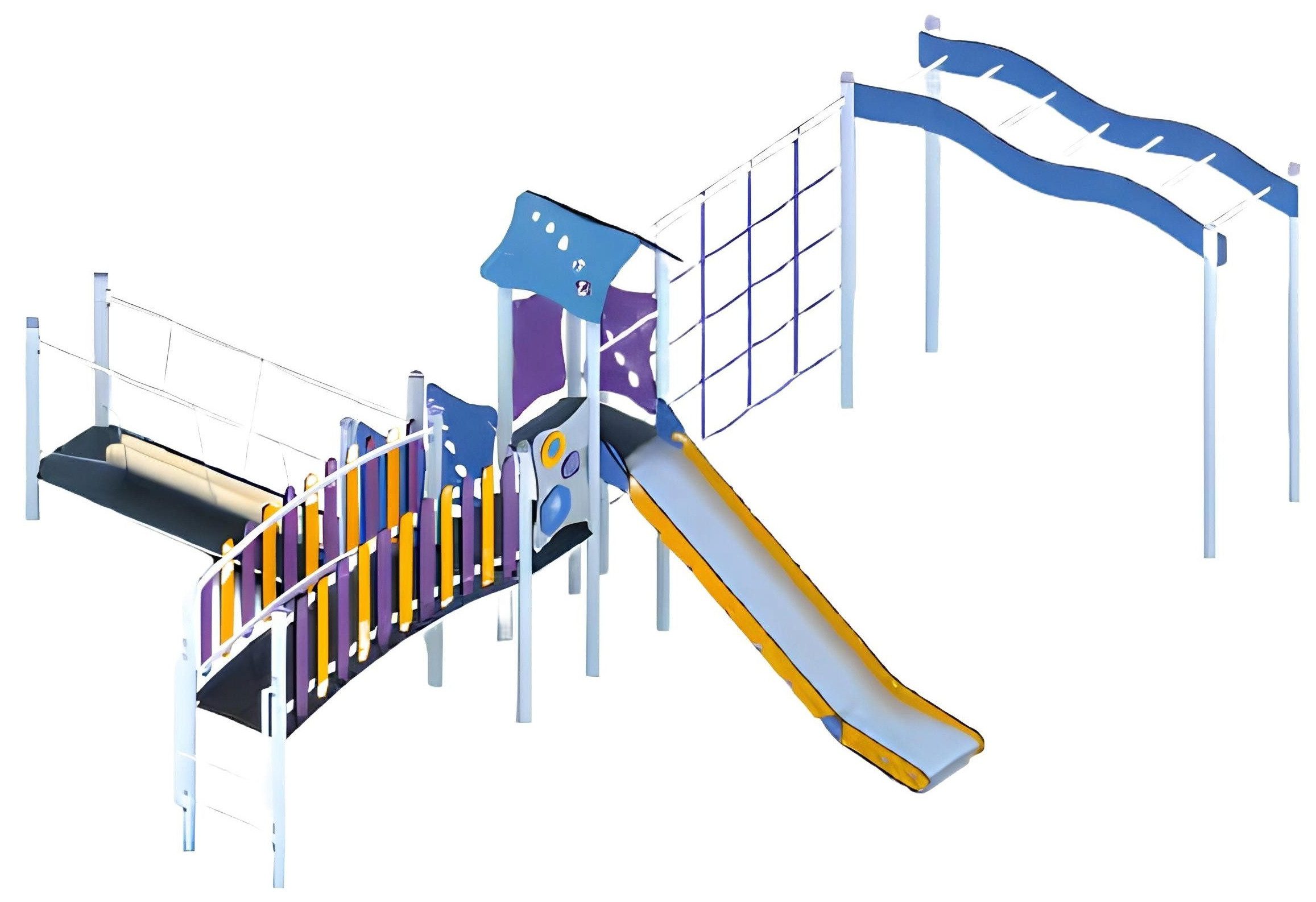 Xlmoebel Spielturm Spielgelände Spielpark mit Rutschbahn und sicheren Spielgeräten, Hergestellt in Europa