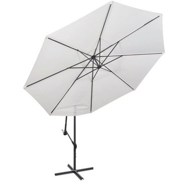 vidaXL Sonnenschirm Ampelschirm mit Alu-Mast 350 cm