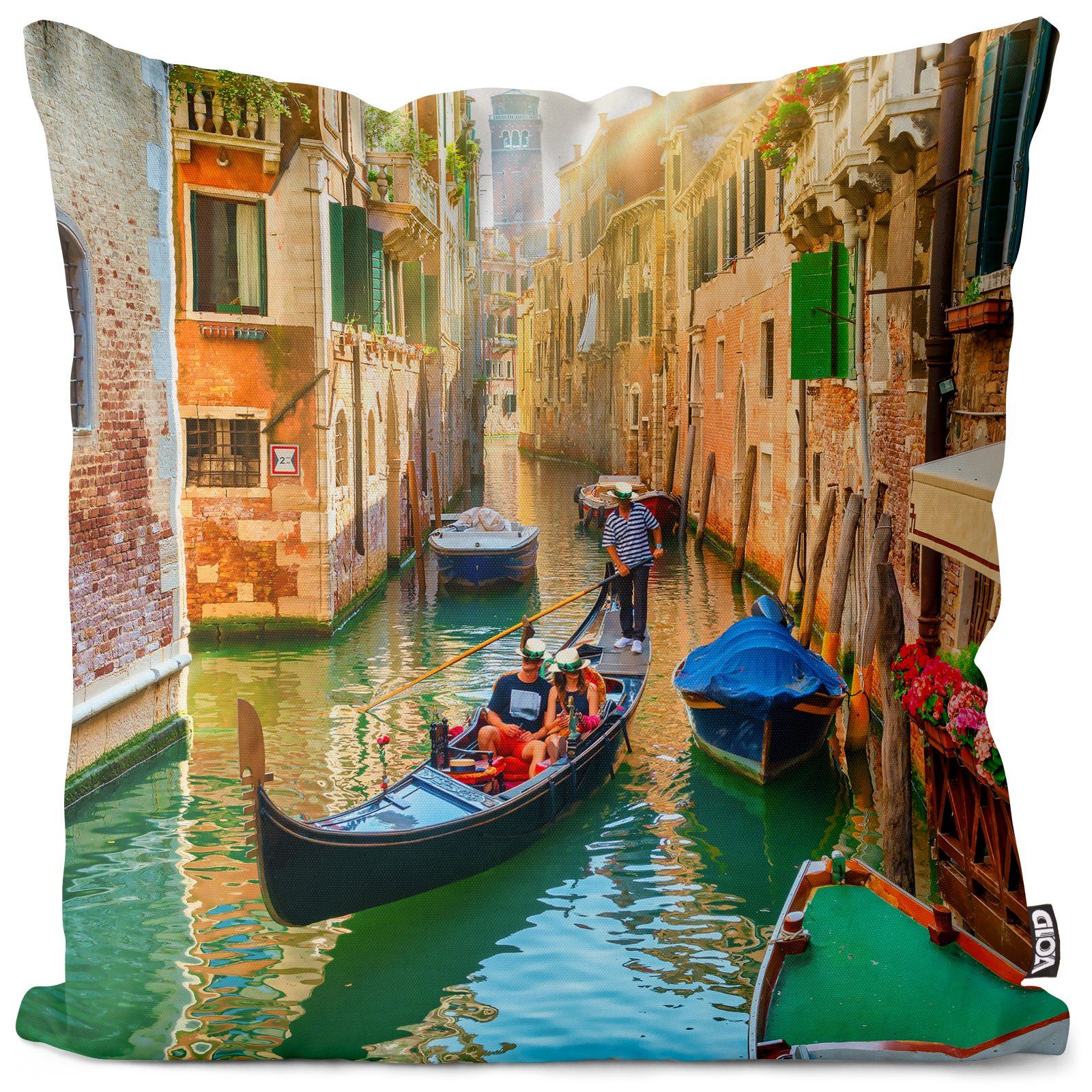 Kissenbezug, VOID (1 Stück), Gondolier Gondel Venedig Kanal Gondel venezia  italien reisen Vendig r