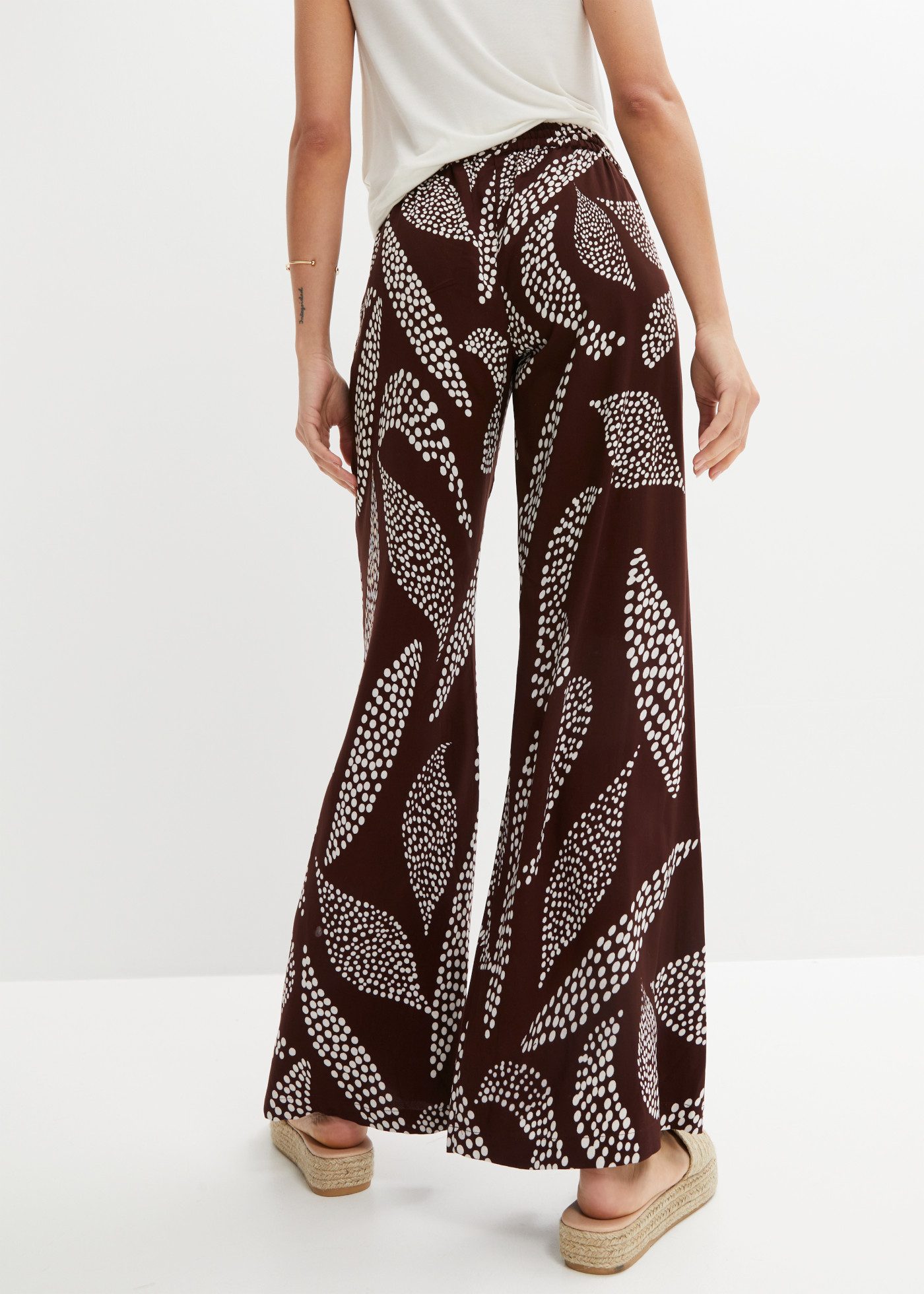 bonprix Marlene-Hose aus Viskose, loose fit, mit Schnürung, in vielen Größen erhältlich