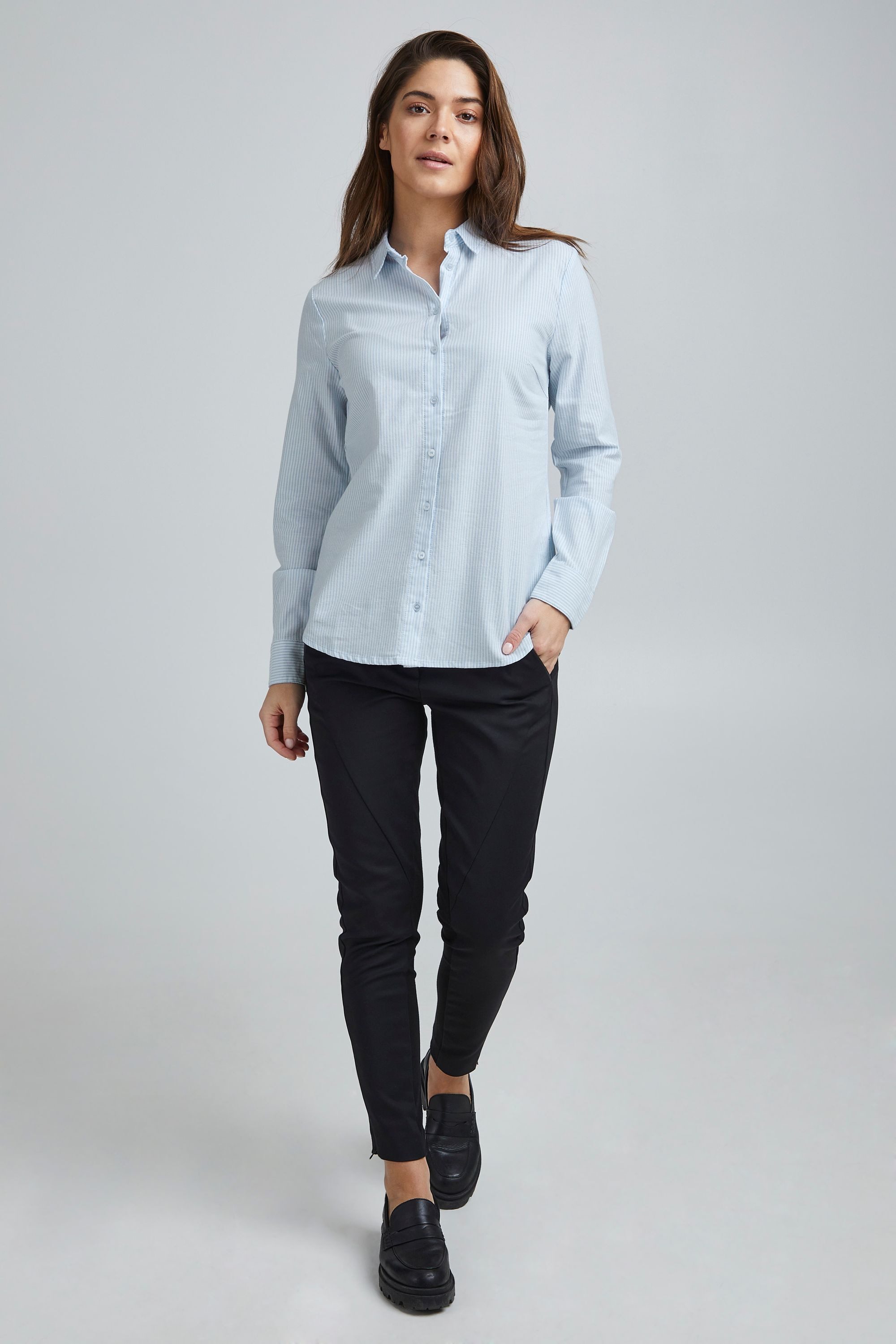fransa Langarmbluse Hemdbluse günstig online kaufen
