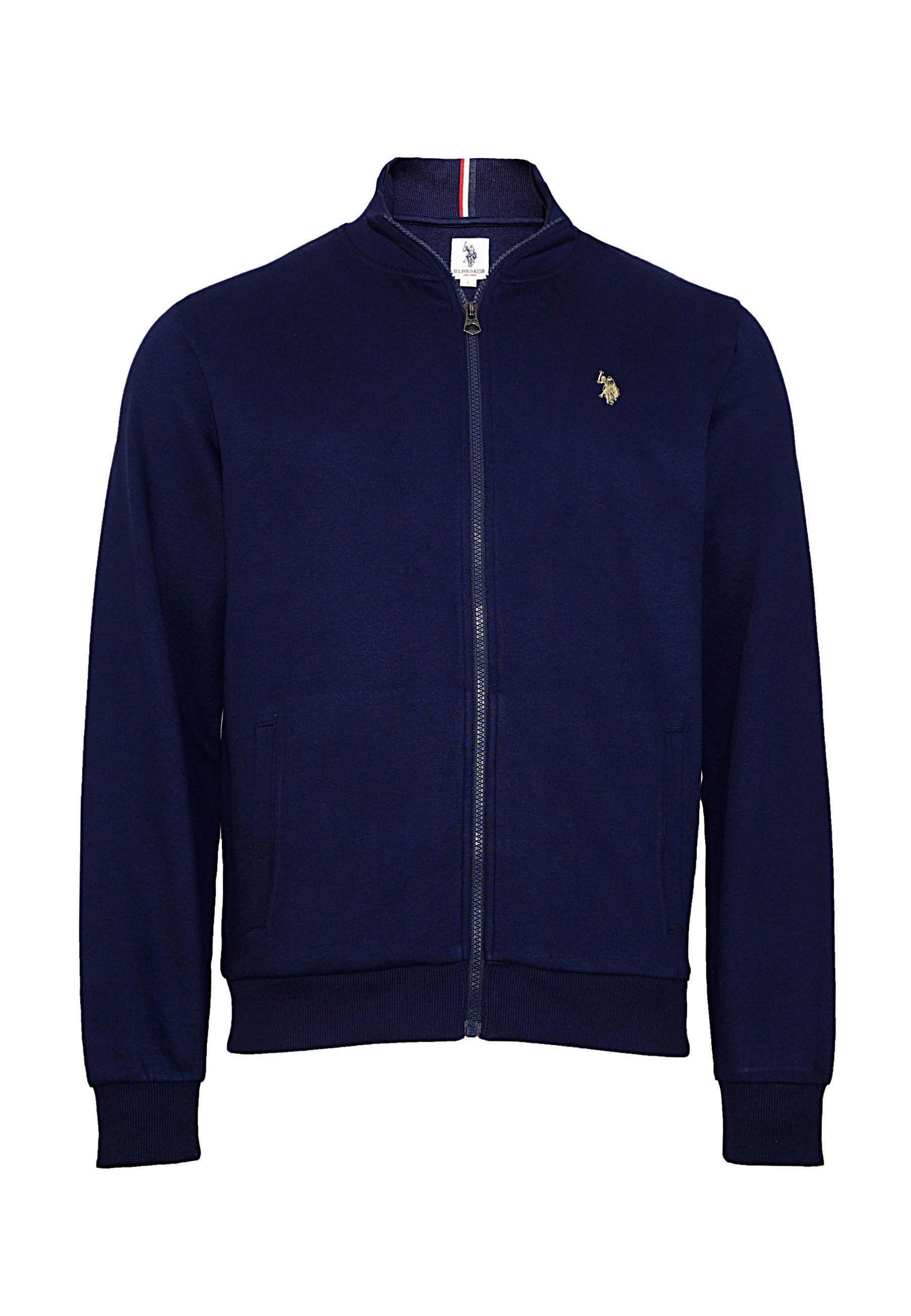 U.S. Polo Assn. Sweatjacke Jacke Basic Sweatjacke mit Stickerei (1-tlg) günstig online kaufen