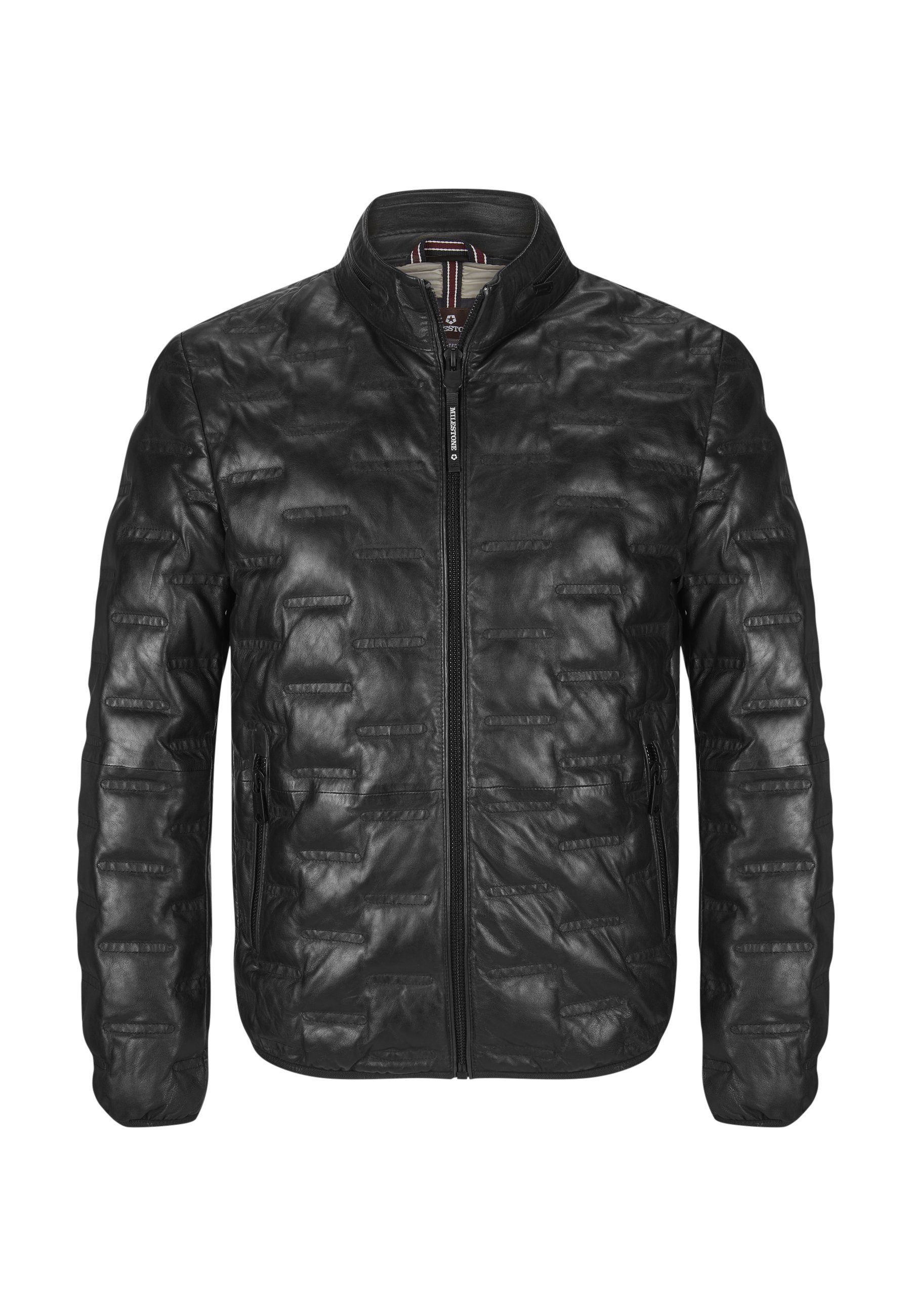 Milestone Lederjacke MSAversa Herren Bikerjacke Jacke günstig online kaufen