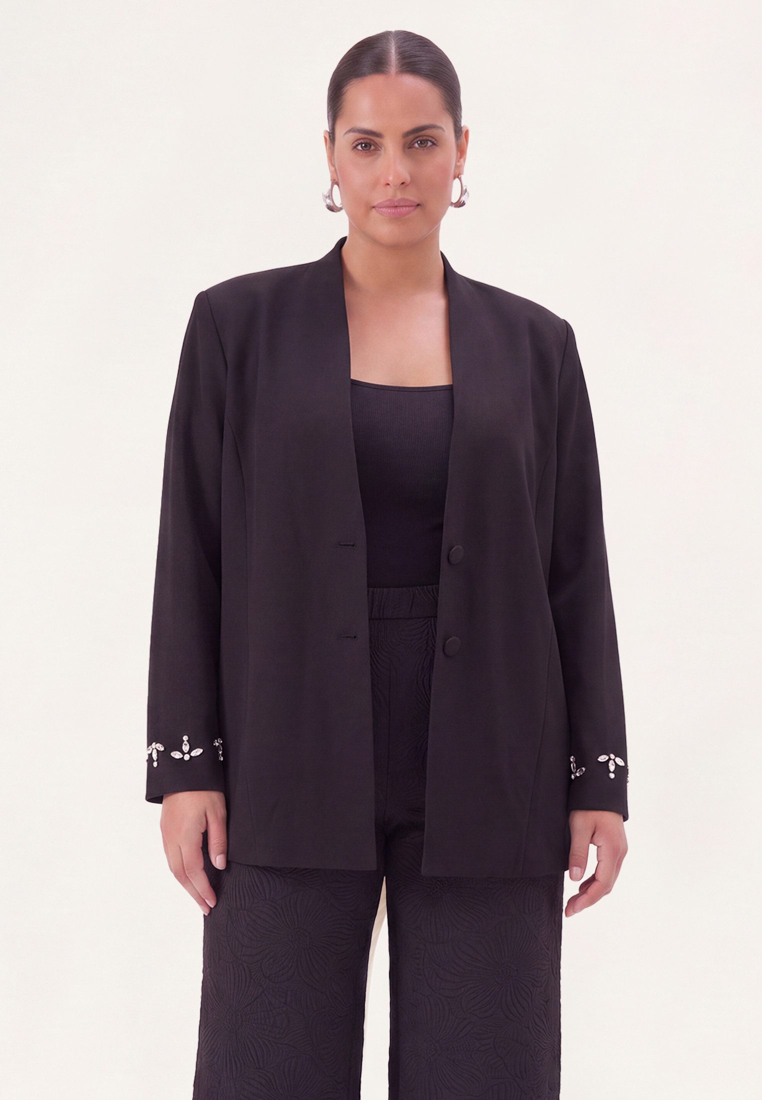 YOEK Jackenblazer Damen Blazer mit Langarm