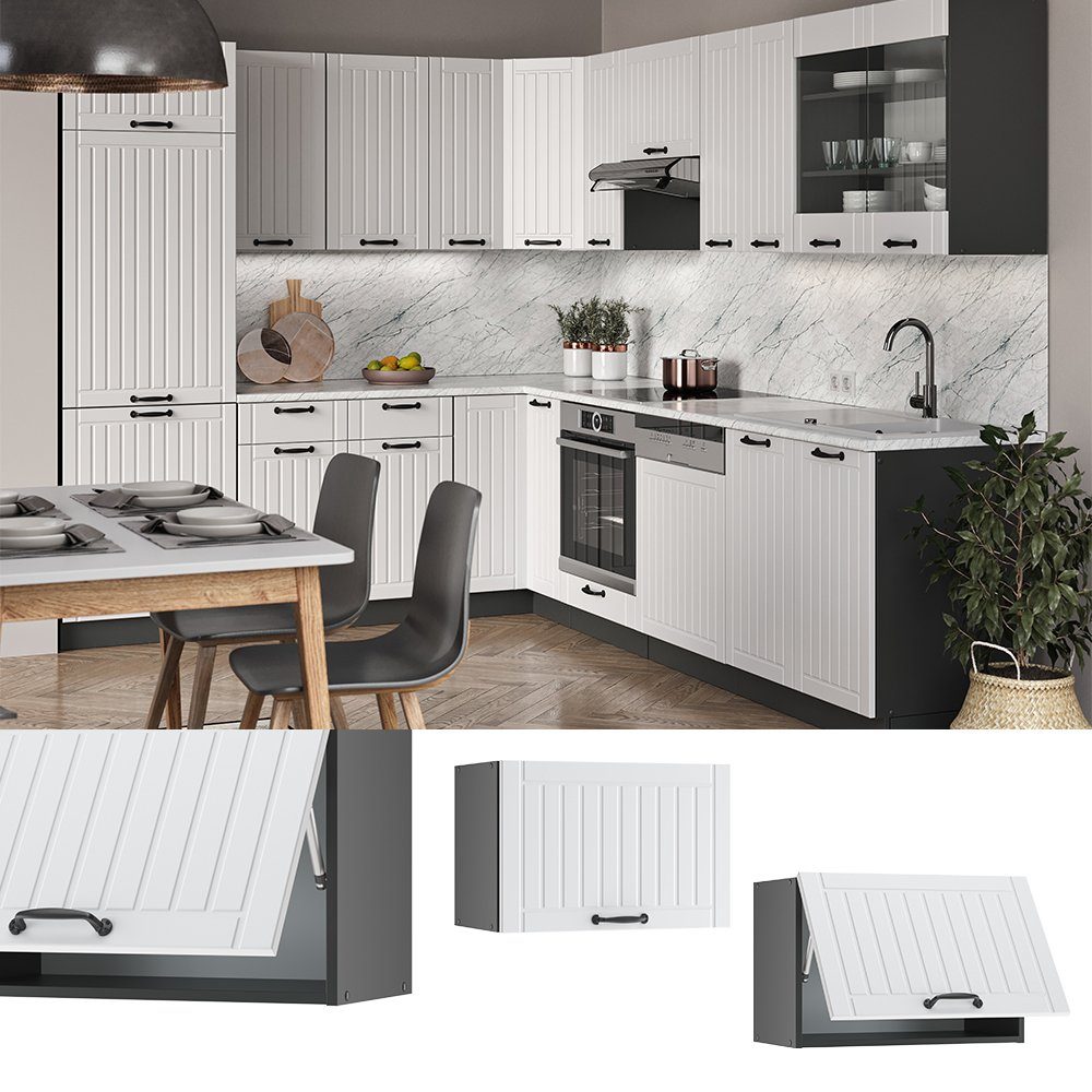 Vicco Hängeschrank Fame-Line, Weiß Landhaus/Anthrazit, 60 günstig online kaufen