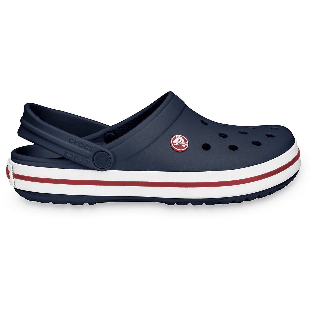 Crocs Crocs Clogs navy-weiß-rot große Größen Crocband™ Clog günstig online kaufen