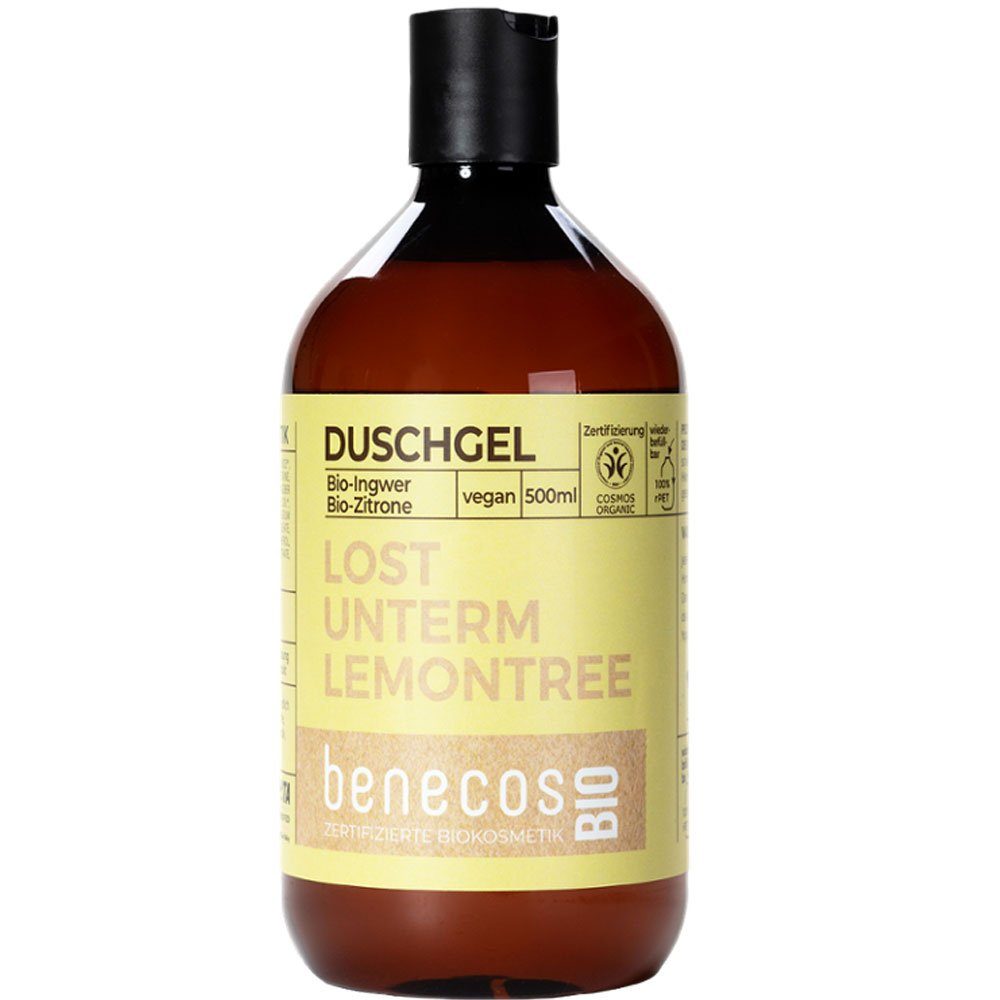 Benecos Duschgel Ingwer Zitrone, 500 ml