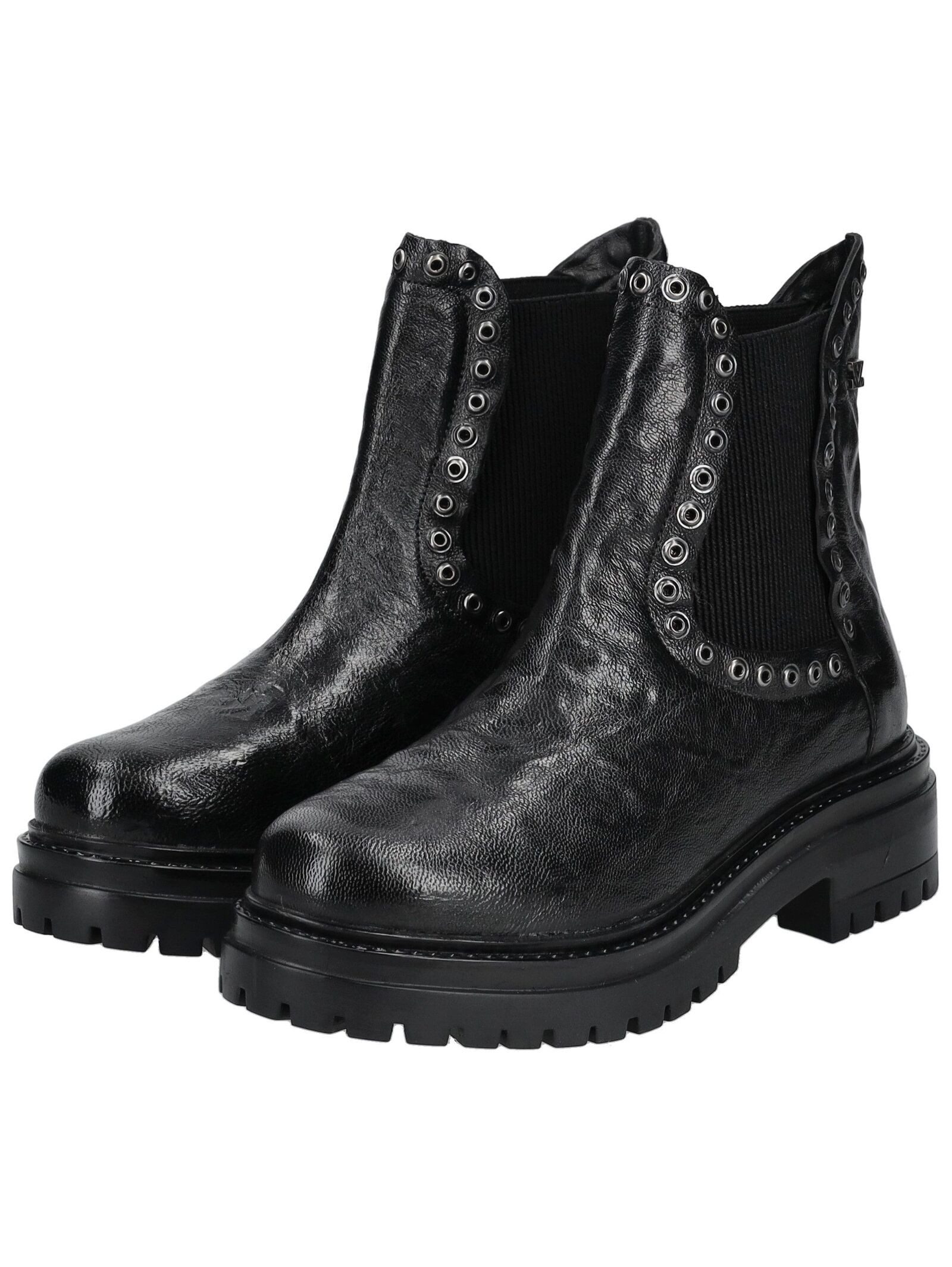 Lazamani Lazamani Stiefelette Leder/Textil Stiefelette