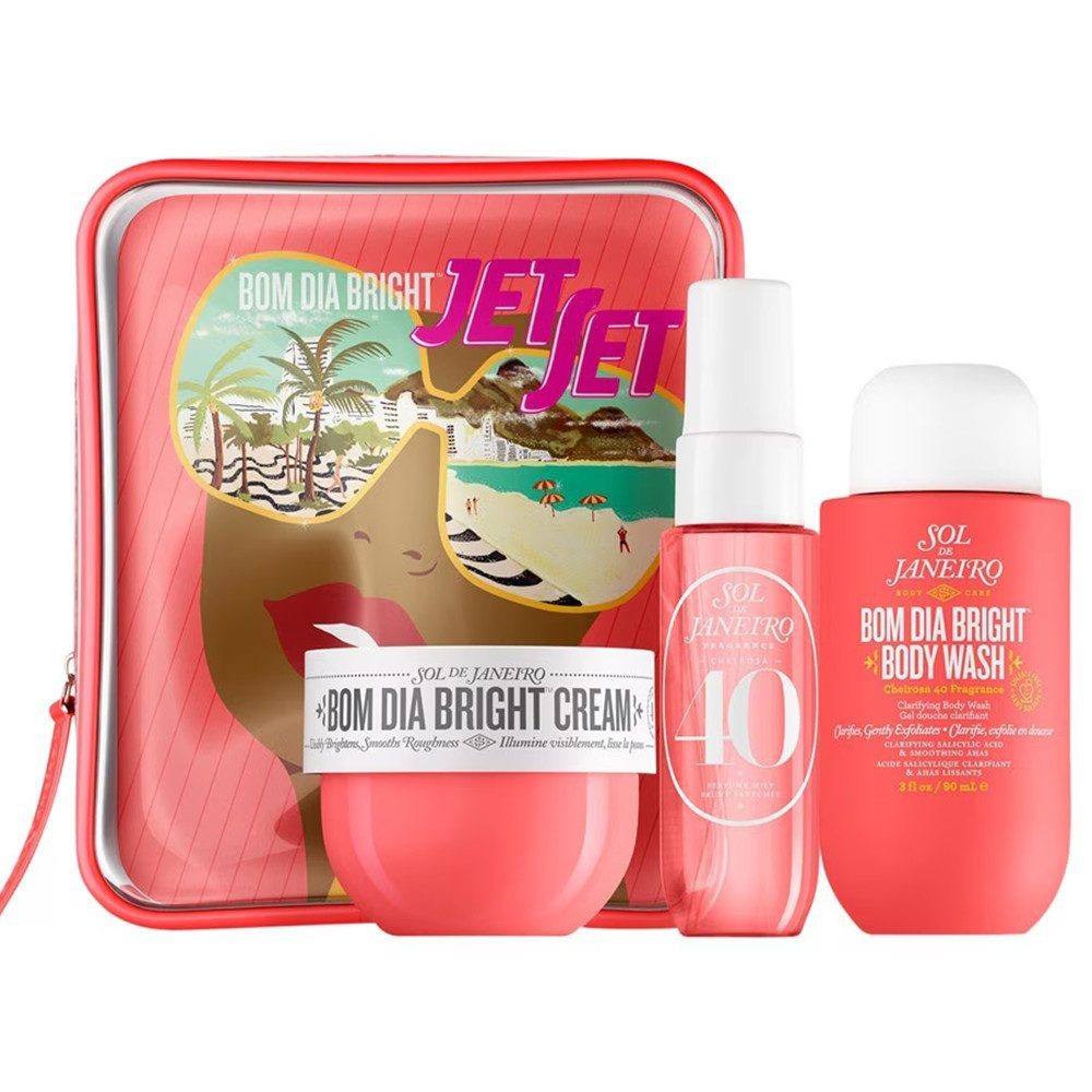 Pflege-Geschenkset BOM DIA JET SET Red - Rot - Luxus-Geschenkset