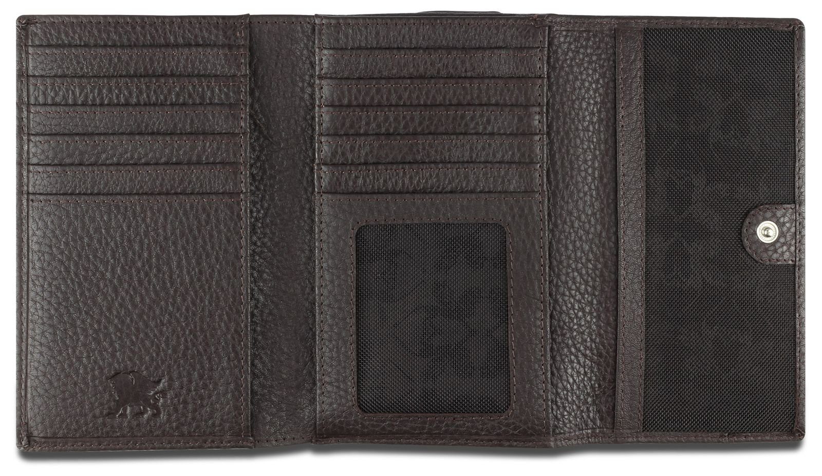 MANO Geldbörse Don Tommas, aus echtem Rindsleder