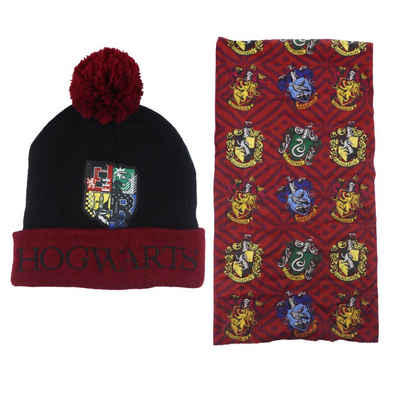 Harry Potter Bommelmütze »Hogwarts Winter Set Mütze plus Snood Schaal« Gr. 54 bis 56