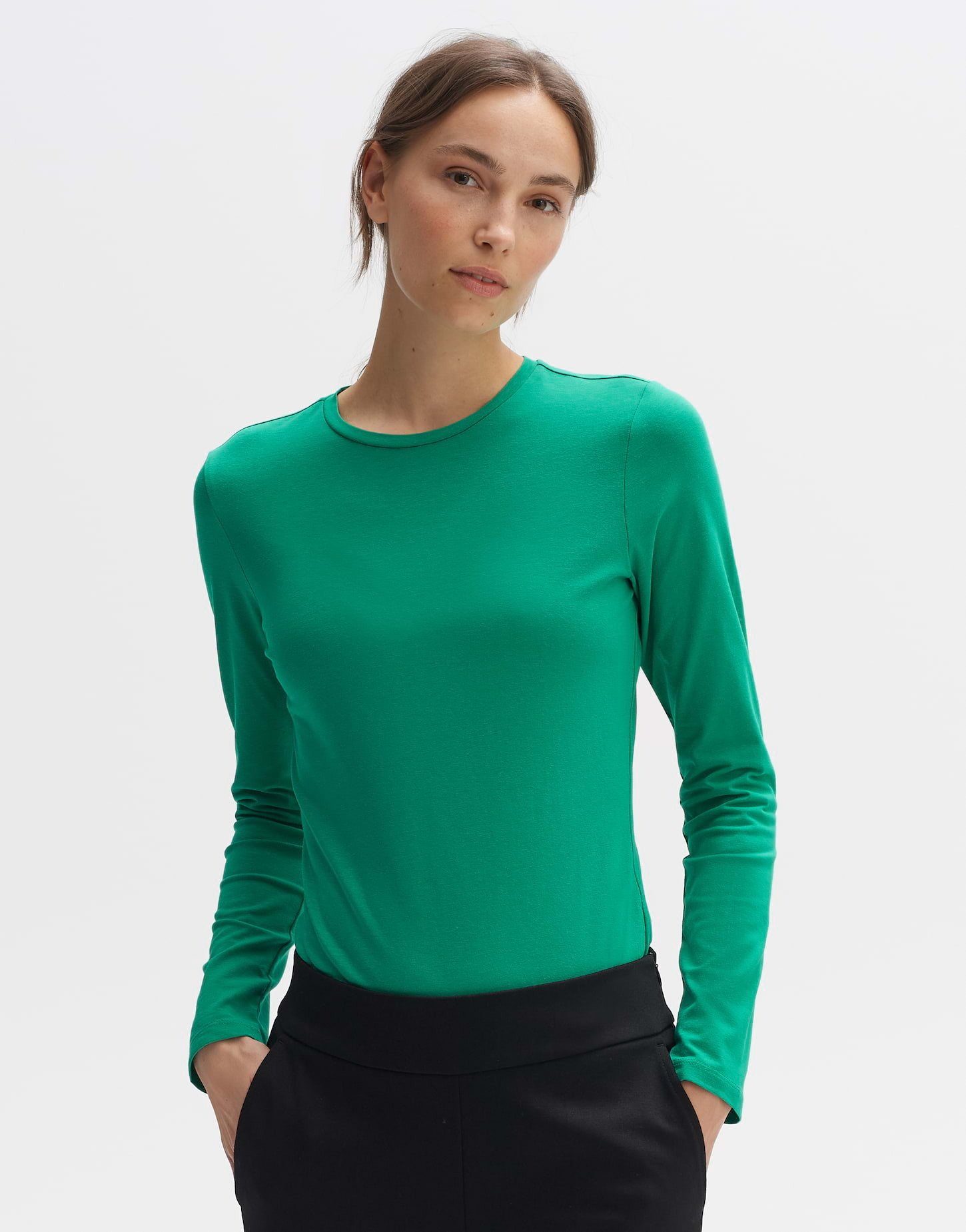 OPUS Langarmshirt Longsleeve SMILLA Slim aus günstig online kaufen