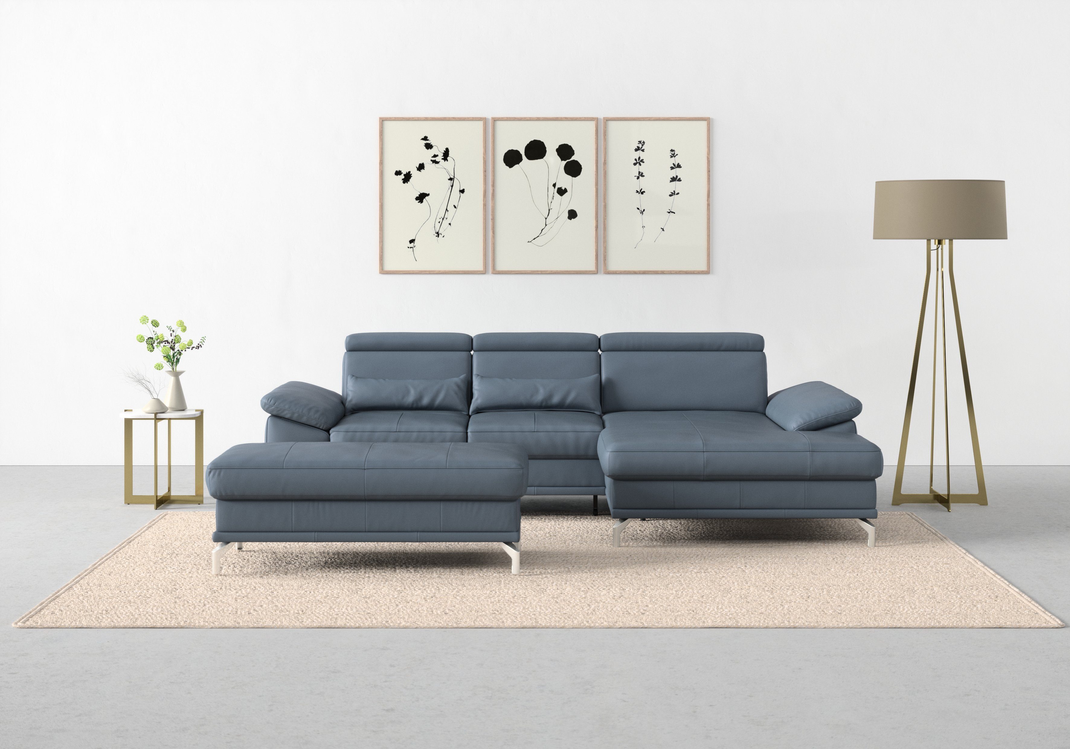 sit&more Ecksofa Cabrio L-Form, mit Sitztiefenverstellung, günstig online kaufen