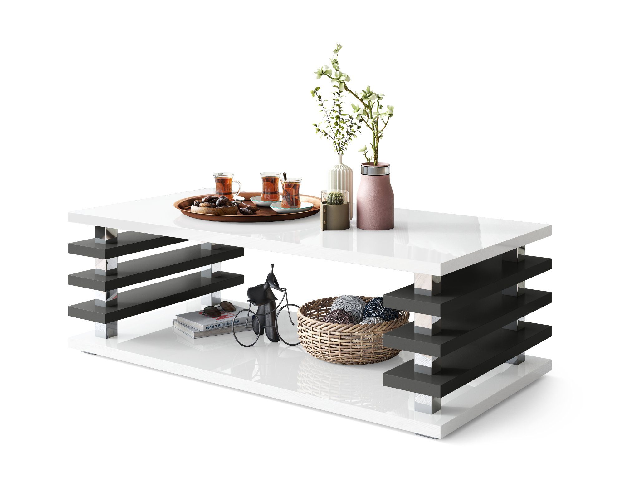 designimpex Couchtisch DC-3 Design Wohnzimmertisch Tisch günstig online kaufen