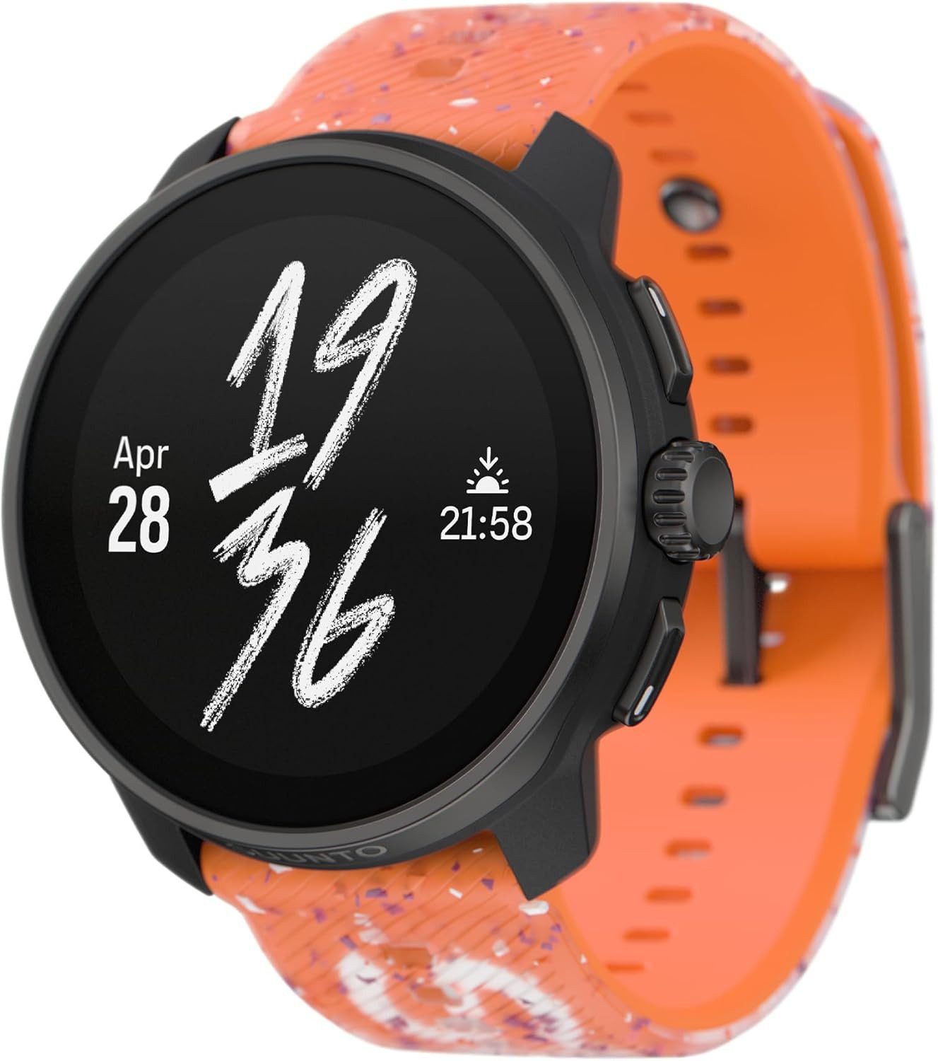 Suunto Smartwatch (3,3 cm, android ios), Multisport Smartwatch mit GPS AMOLED Display HRV und 95 Sportmodi