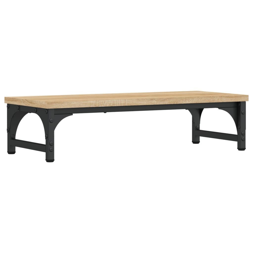 vidaXL Monitor-Halterung 55 x 23 x 14 cm Monitorständer Sonoma Eiche 55x23x14 cm Spanplatte Bil
