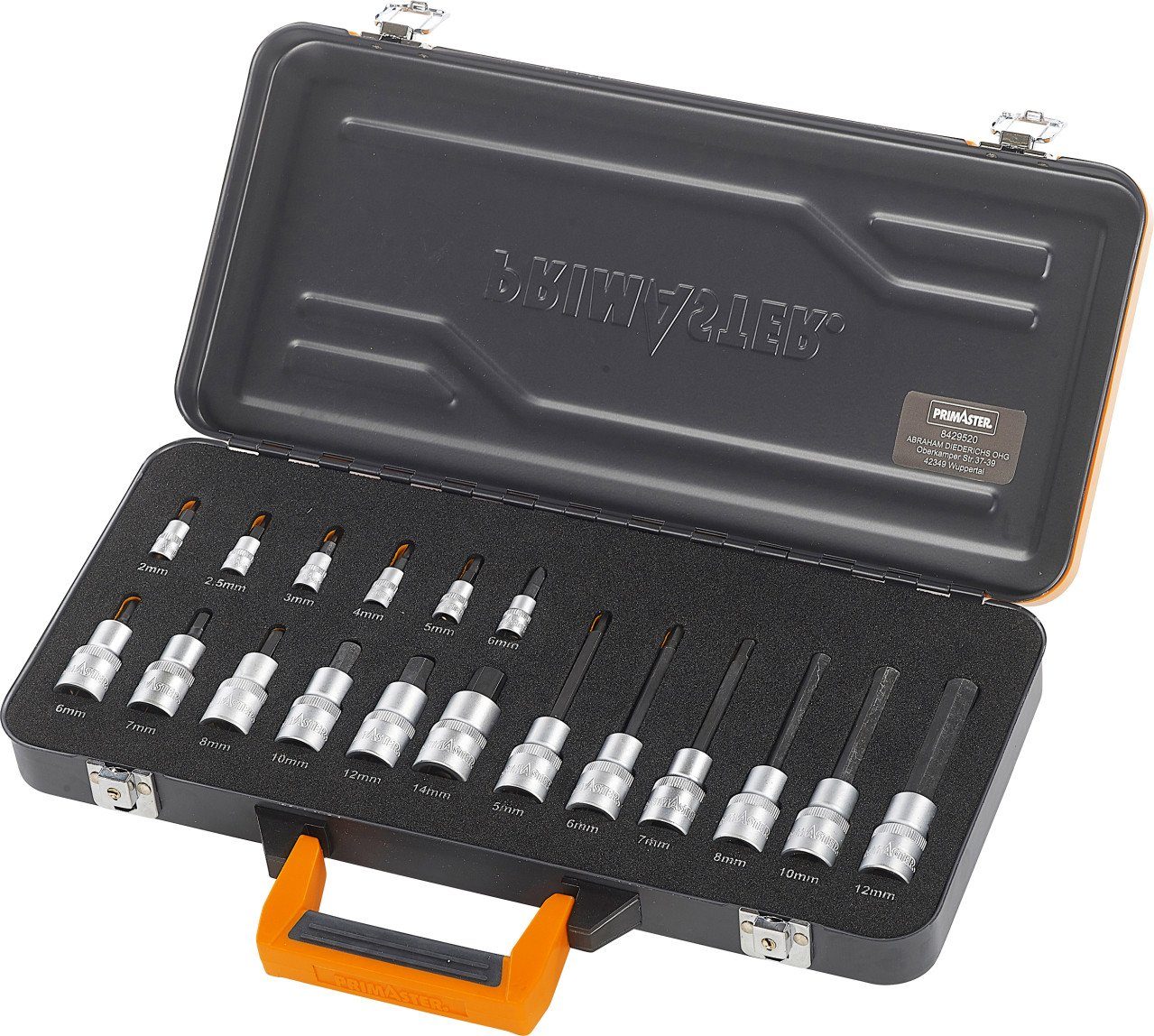 Primaster Steckschlüssel Primaster Mechaniker-Bit-Steckschlüssel-Set STB18