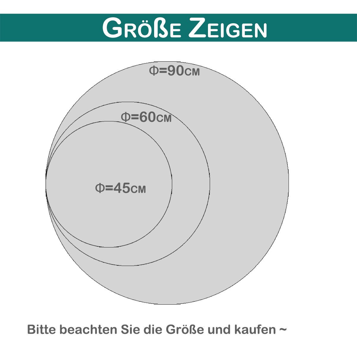 Rosnek Teppich Rund, 6cm langes Fell, zottelig, für Schlafzimmer Wohnzimmer günstig online kaufen