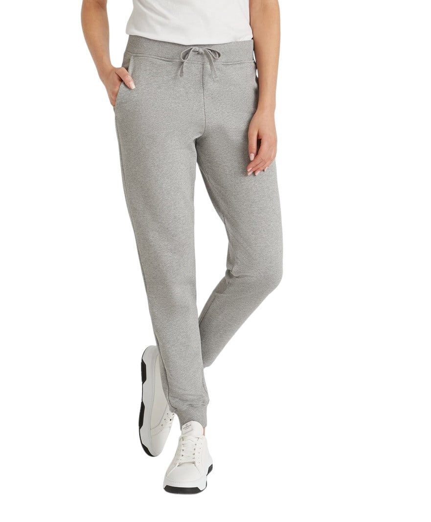 Jogginghose (Bio-Baumwolle) grau Damen