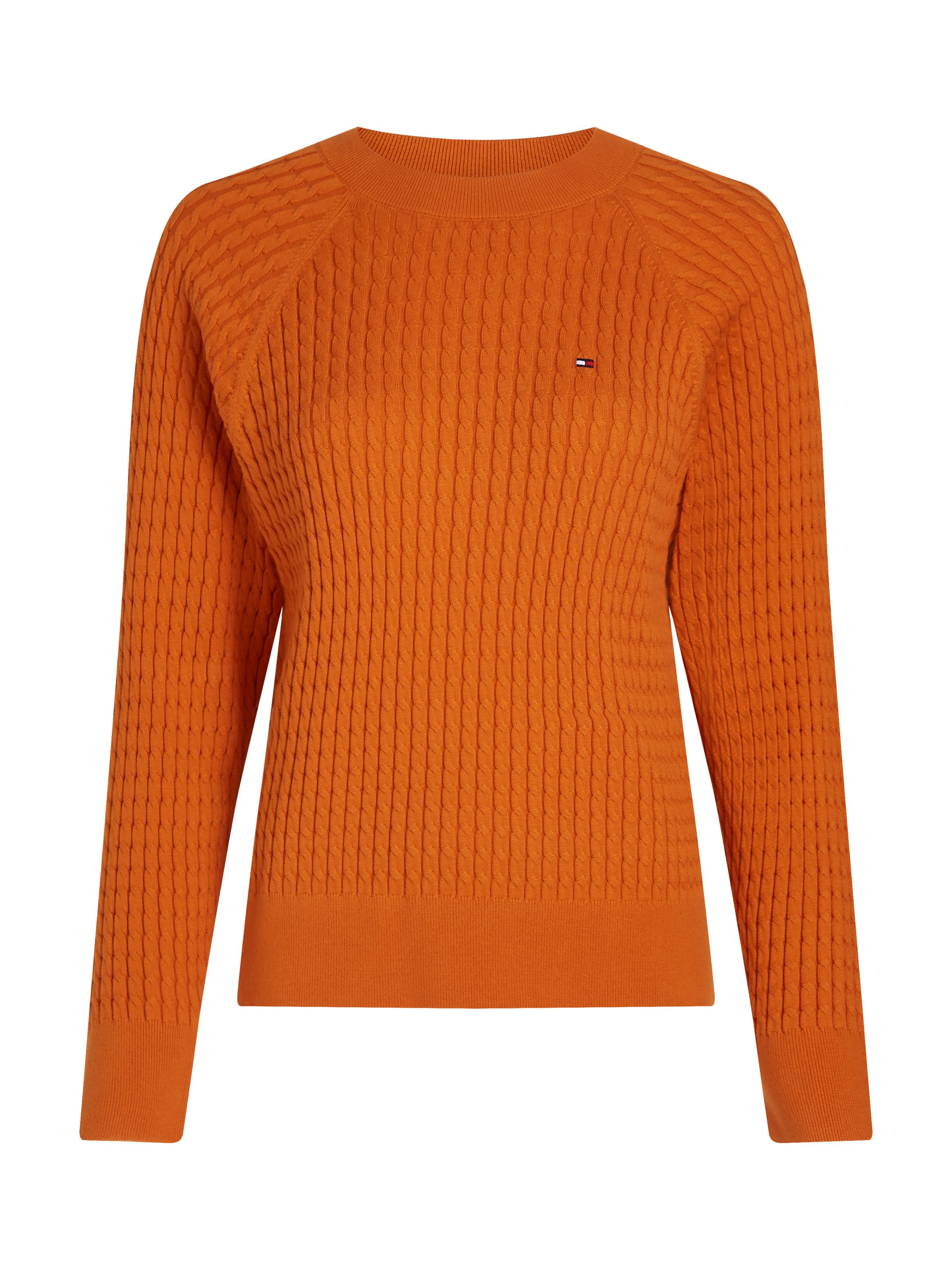 Tommy Hilfiger Rundhalspullover CO CABLE C-NK günstig online kaufen