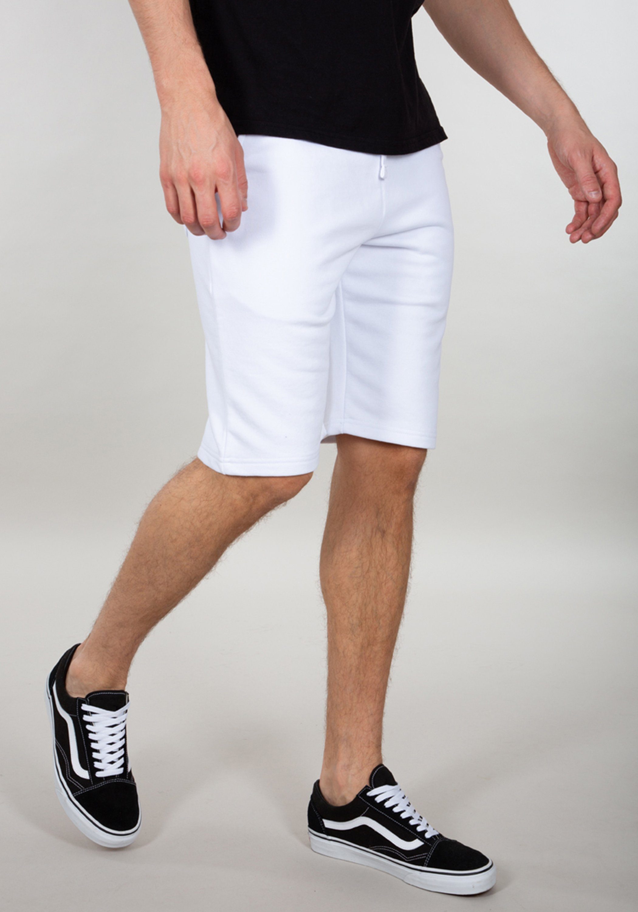 Shorts SL Industries - Short white Sweatshorts Industries Basic Alpha Alpha Men