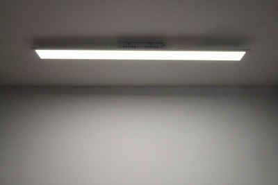 TRANGO LED Deckenleuchte, 3024 LED Deckenleuchte in Weiß matt - 4-Stufen dimmbar *JOY* Deckenlampe 24 Watt LED Modul - 2500 Lumen - 4000K Neutralweiß – Wandlampe, Deckenleuchte-Panel, Wohnzimmer-Lampe, Deckenstrahler, Deckenpanel