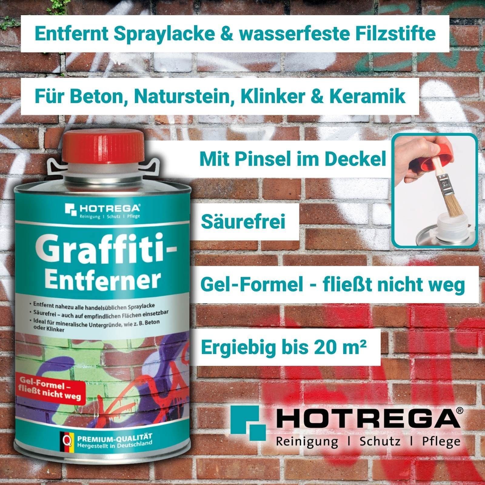 HOTREGA® Graffiti Entferner SET Universalreiniger