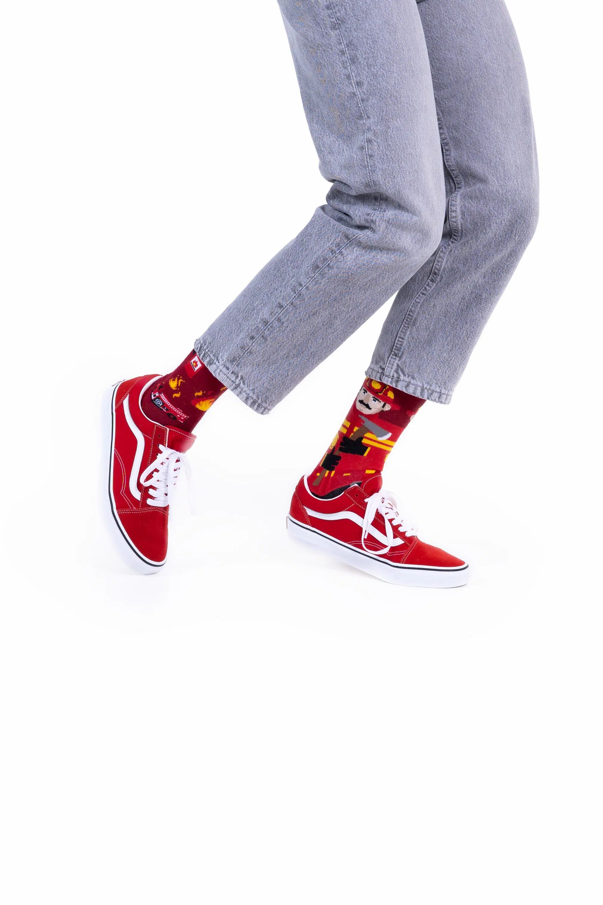 Many Mornings Freizeitsocken Many Mornings Socken The Fireman (1 Paar, 1-Paar, 1 Paar) immer ein dismatching Paar