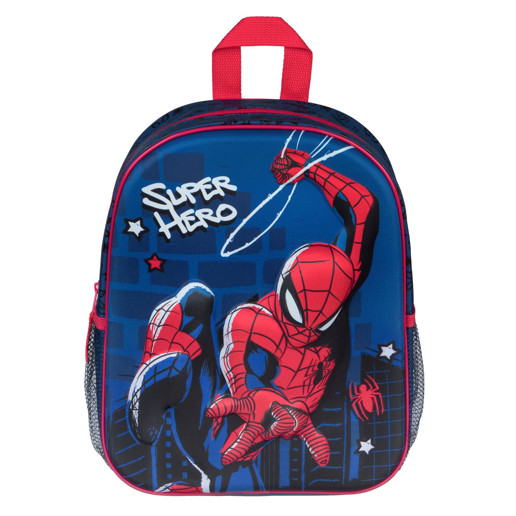 MARVEL Kinderrucksack Spider Man 3D Rucksack blau Kinder Backpack für Kindergarten