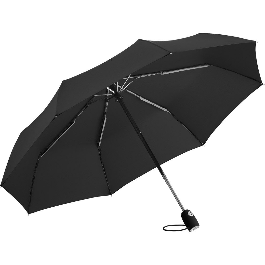 FARE Taschenregenschirm, Doppelautomatik, Windproof-PLUS, Soft-Touch-Griff, Paspeliert, 339g