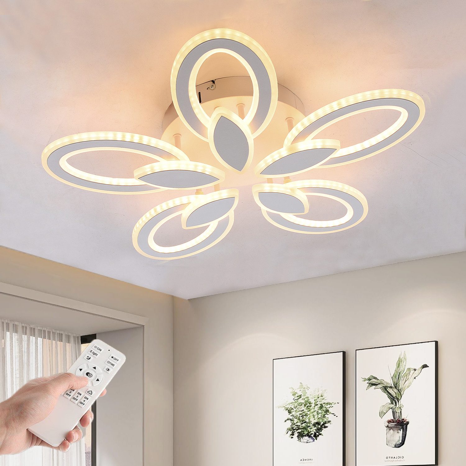 oyajia Deckenleuchte 40W LED Deckenlampe, 10 günstig online kaufen