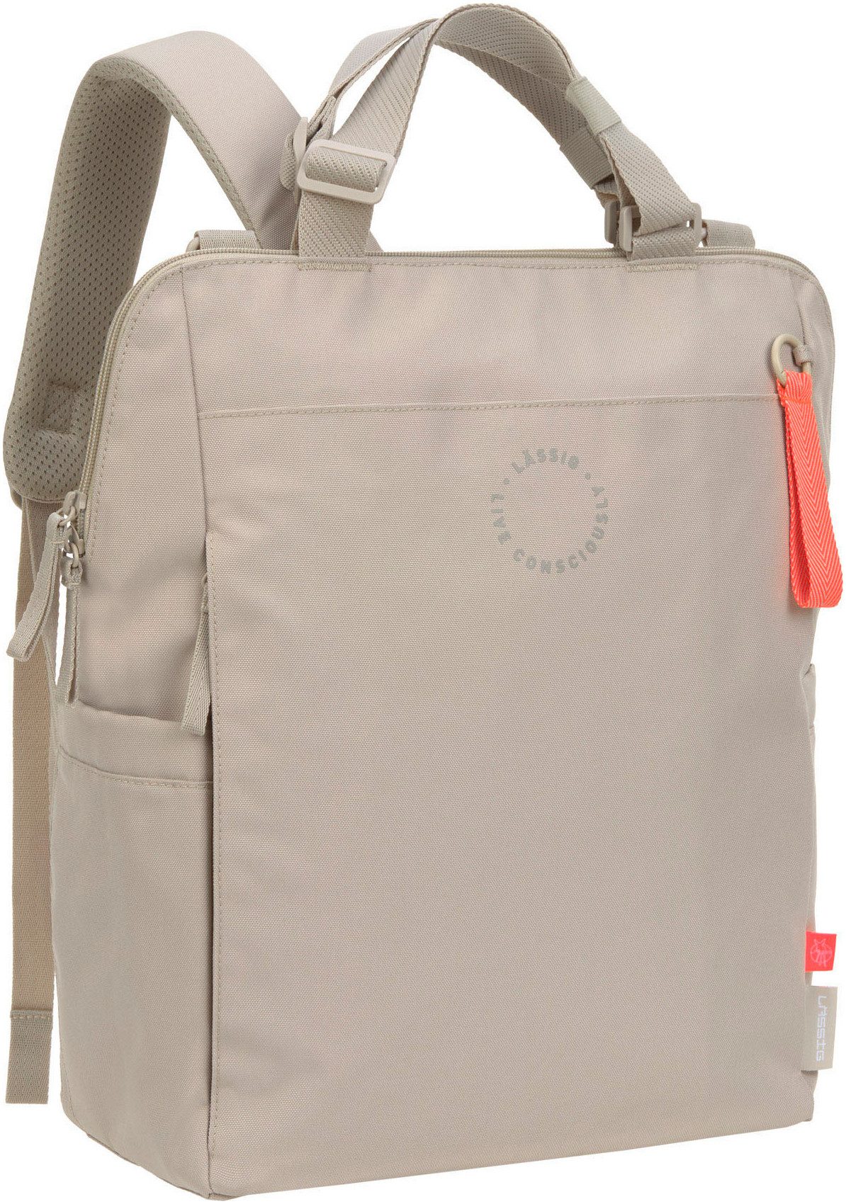 LÄSSIG Wickelrucksack Green Label, Conversion Backpack, beige
