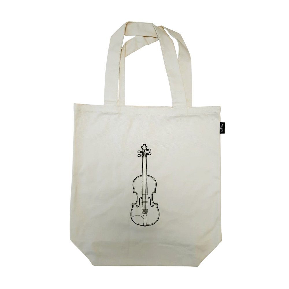 Tragetasche Shopper mit verschiedenen Musikmotiven