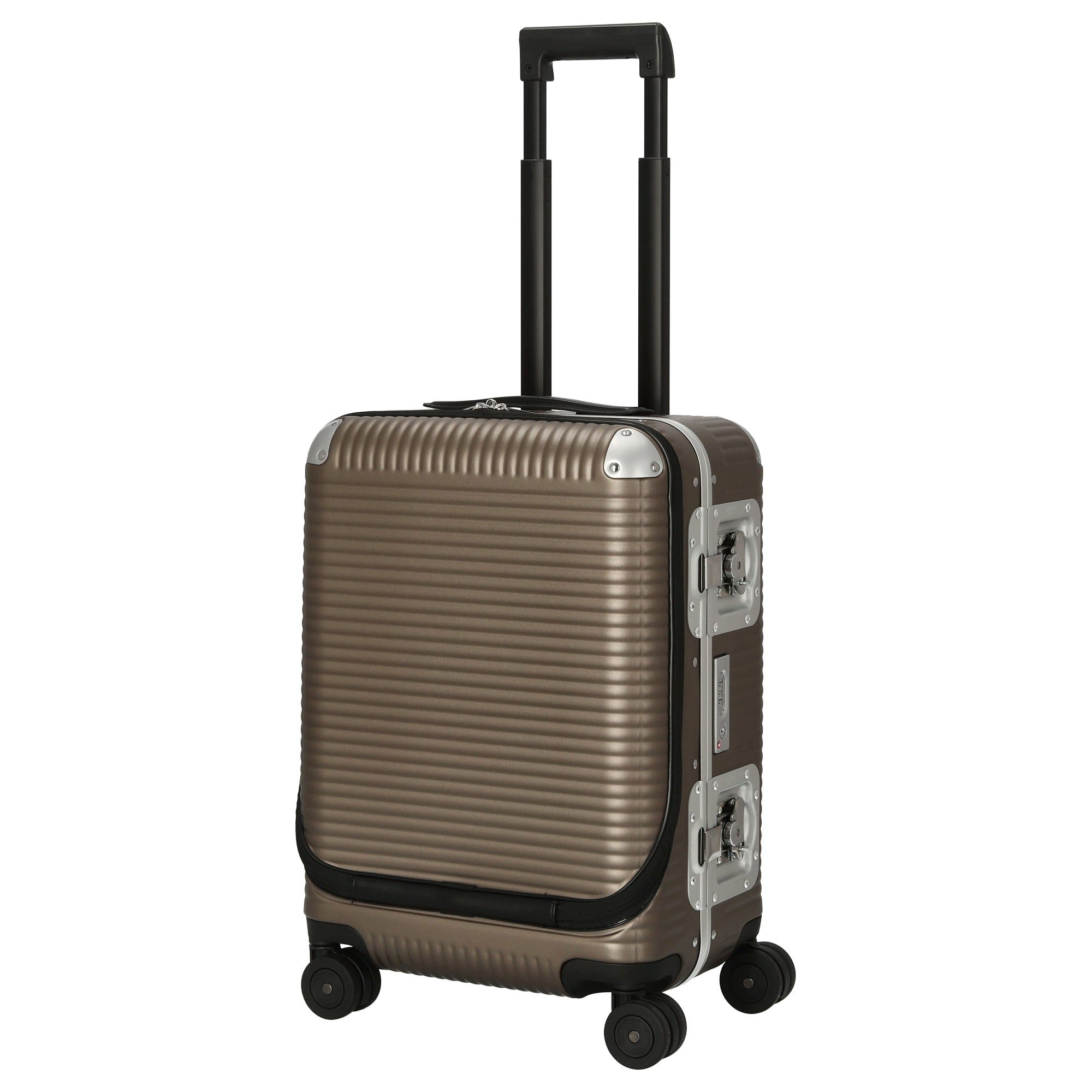 FPM Koffer Milano Bank Light Spinner 53 front pocket - 4-Rollen-Kabinentrolley, 4 Rollen Rollen