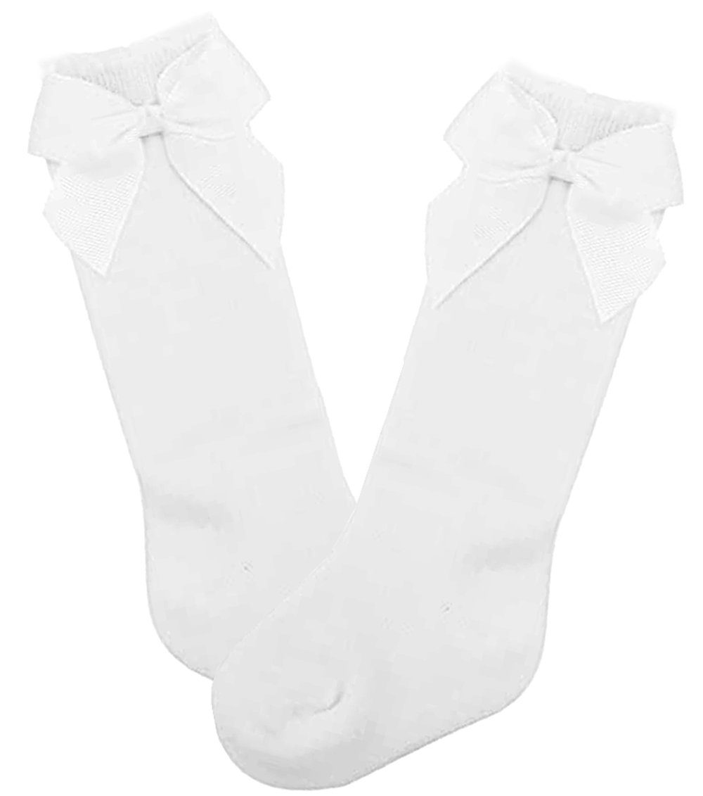 Kniestrümpfe Kniestrümpfe Socken für Baby und Kinder Strümpfe mit Schleifen