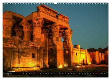 CALVENDO Wandkalender Egypt - from Abu Simbel to the Sphinx (Premium-Calendar 2023 DIN A2 Landscape)