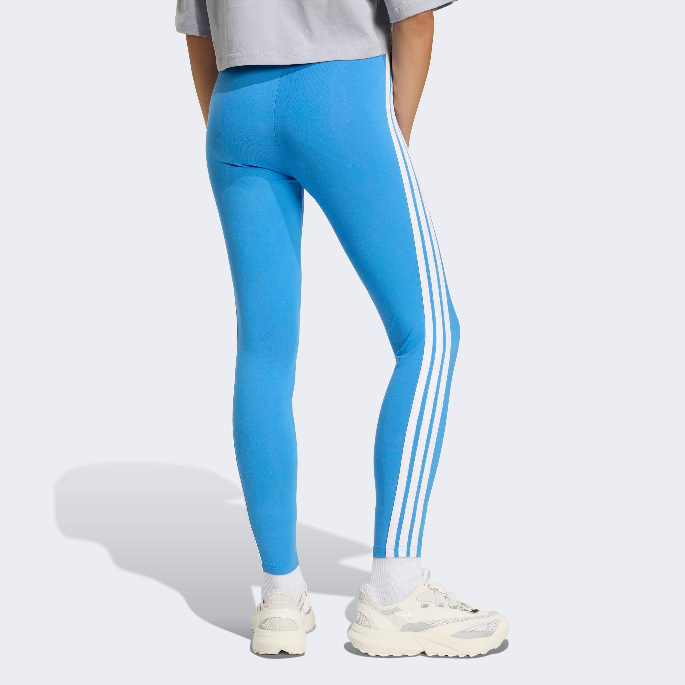 adidas Sportswear Trainingstights ESSENTIALS 3-STREIFEN COTTON sportlicher Look mit 3-Streifen, aus Baumwolle und Elasthan