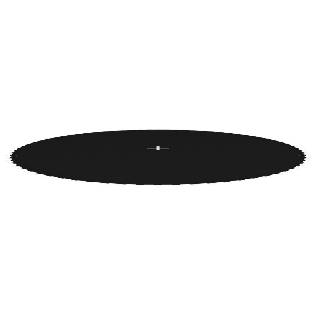 vidaXL Bodentrampolin, Sprungtuch Schwarz für 3,96 m Runde Trampoline