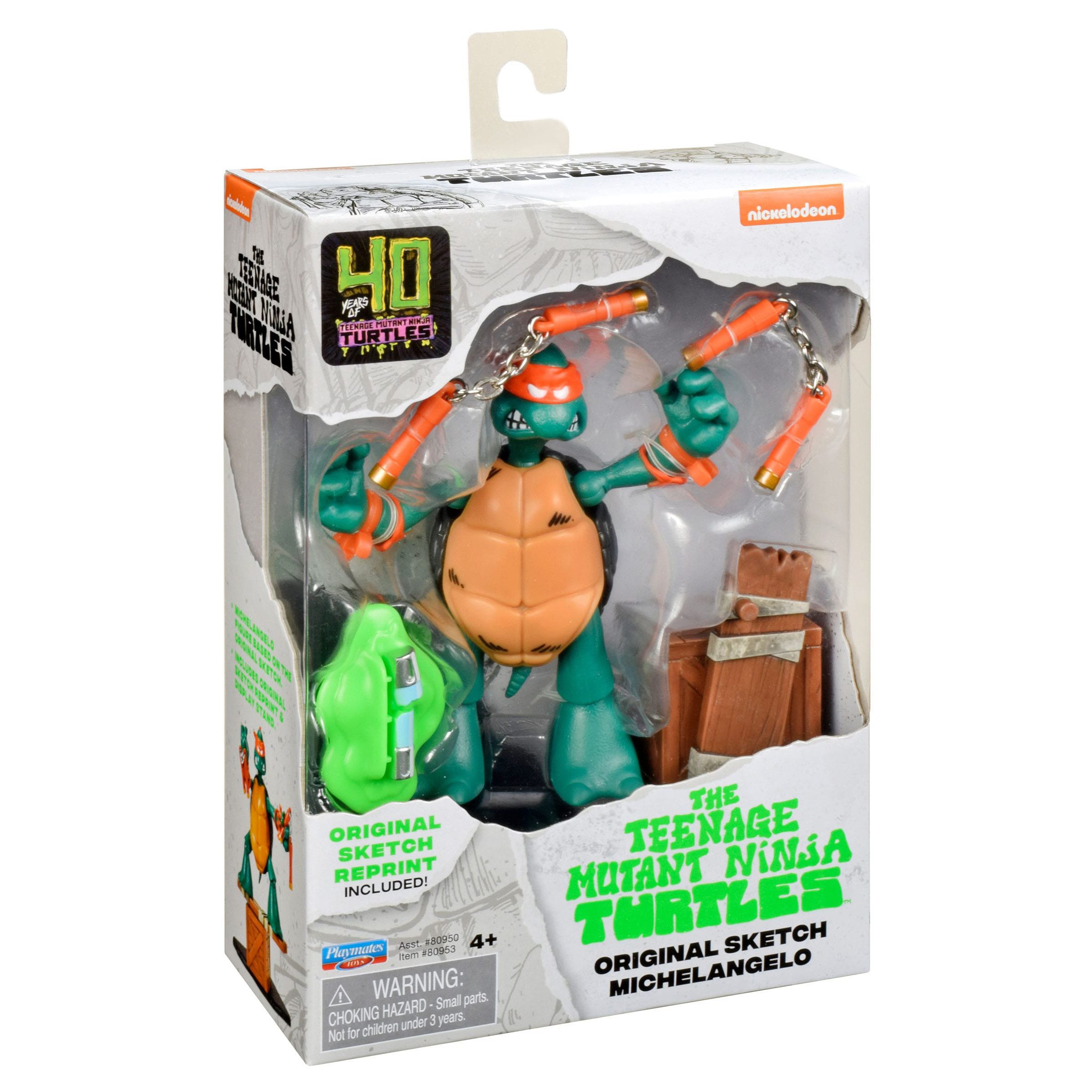 Playmates Toys Actionfigur Teenage Mutant Ninja Turtles 40th Anniversary 10 cm